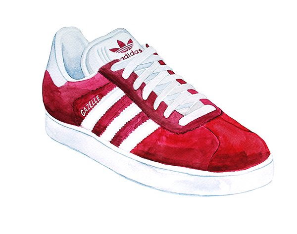 600x473 Watercolor Shoes On Behance
