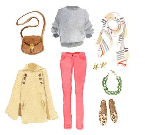 500x464 Watercolor Wednesdays Fall Shopping Lemlem, Watercolor And