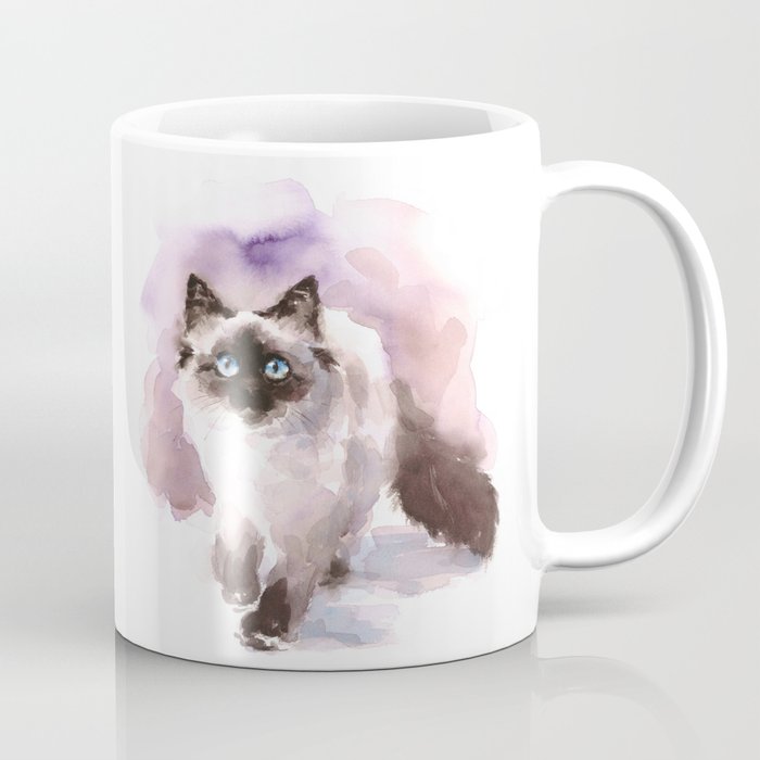 700x700 Watercolor Siamese Cat Coffee Mug By Fantasyartdesigns Society6