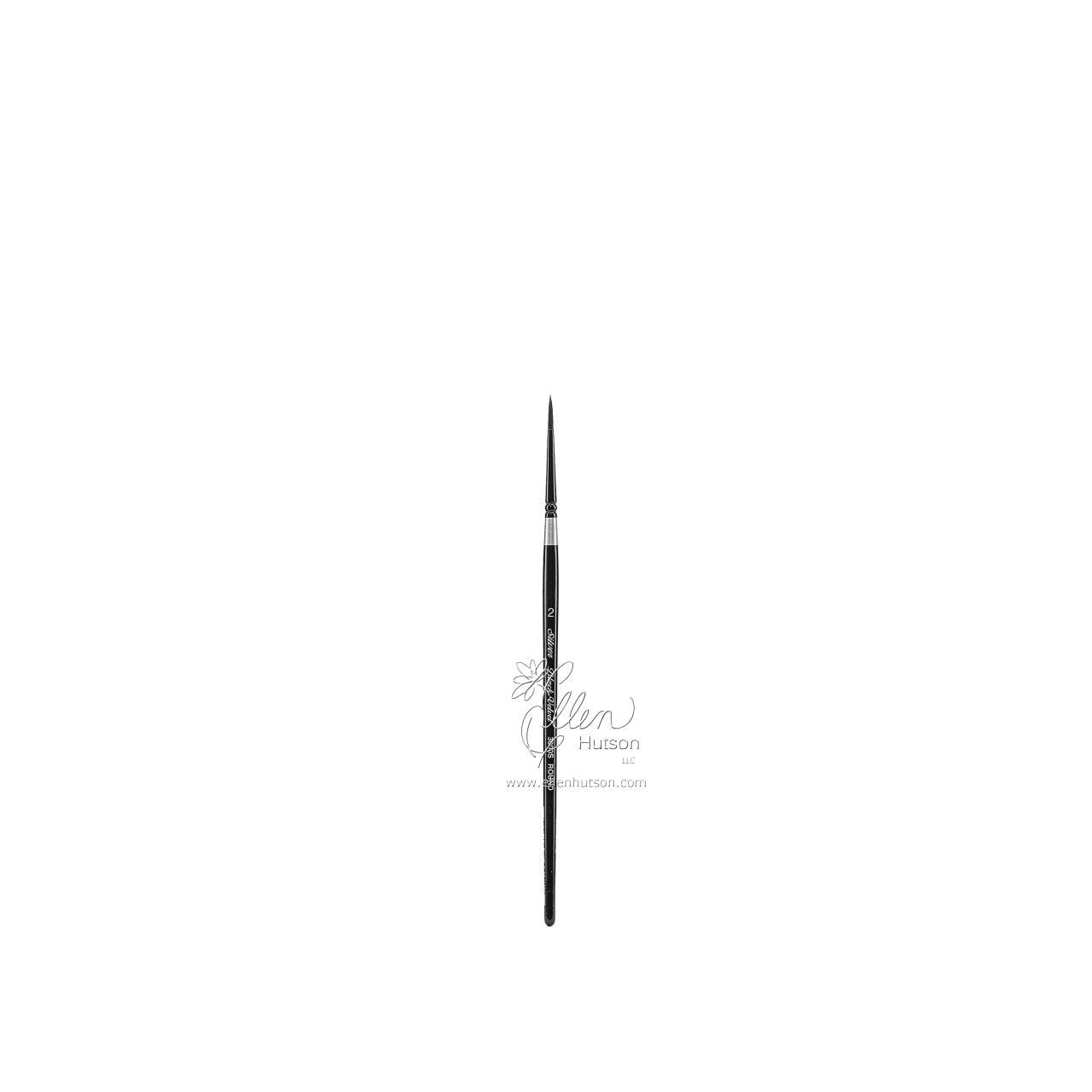 1280x1280 Silver Brush Black Velvet Watercolor Brushes, Short Round 2