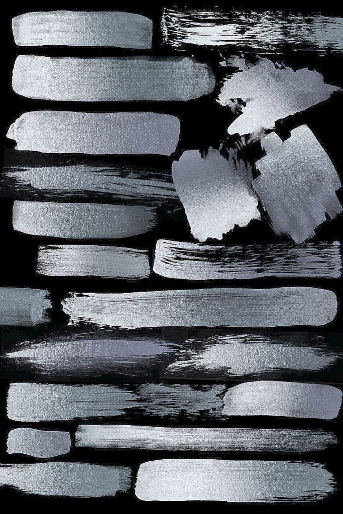 683x1024 Silver Paint Strokes