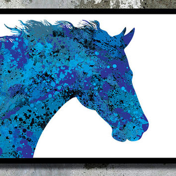 354x354 Shop Watercolor Horse Painting On Wanelo