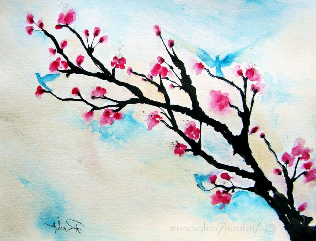 1024x781 Simple Watercolor Paintings For Beginners Simple Watercolor