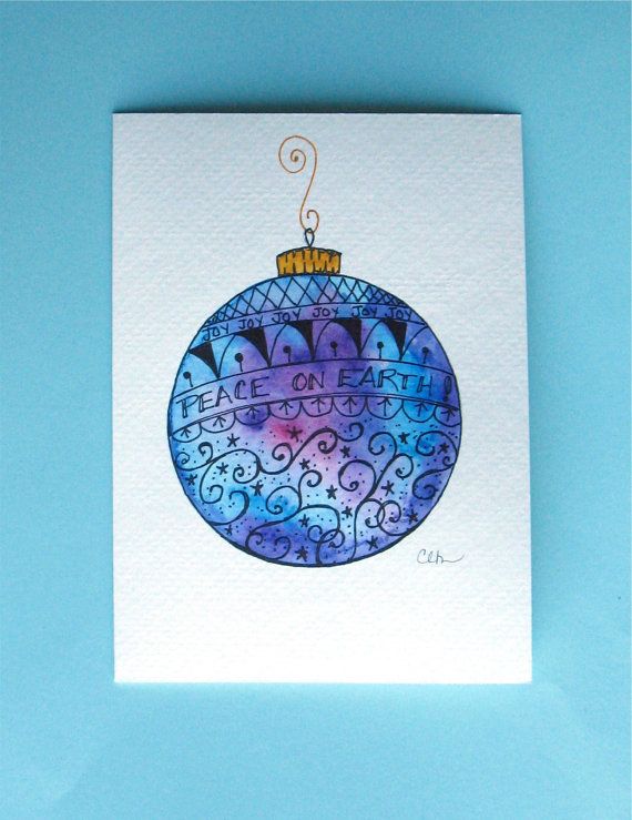 570x739 Gallery Easy Watercolor Christmas Cards,