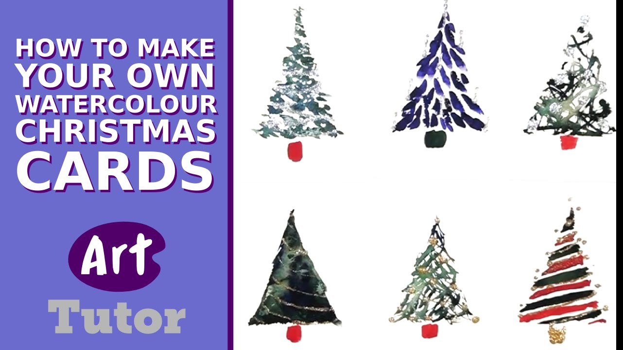1282x721 How To Make Your Own Watercolour Christmas Cards Diy.fyi