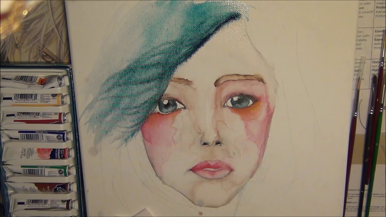 1280x720 Water Colour Painting
