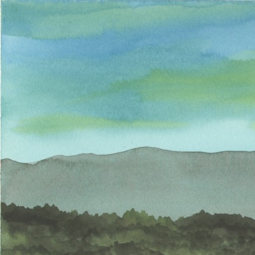 500x500 Pictures Of Simple Landscape Paintings Watercolor