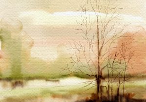 300x210 Watercolor Landscape Simple Watercolor Landscape Simple How To