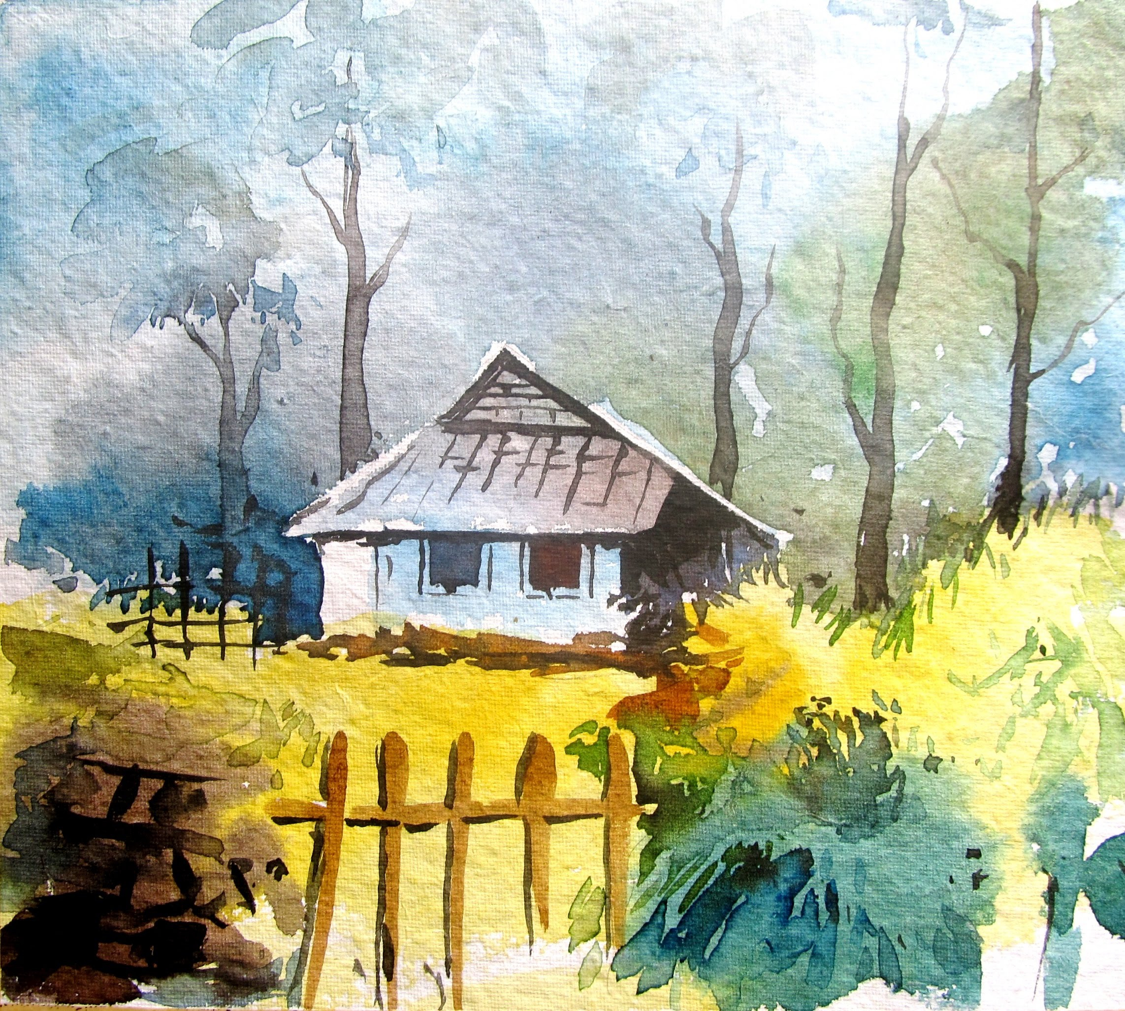 Simple Watercolor Paintings Of Nature at GetDrawings | Free download