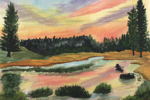 480x320 Beginner Watercolor Yosemite Conservancy