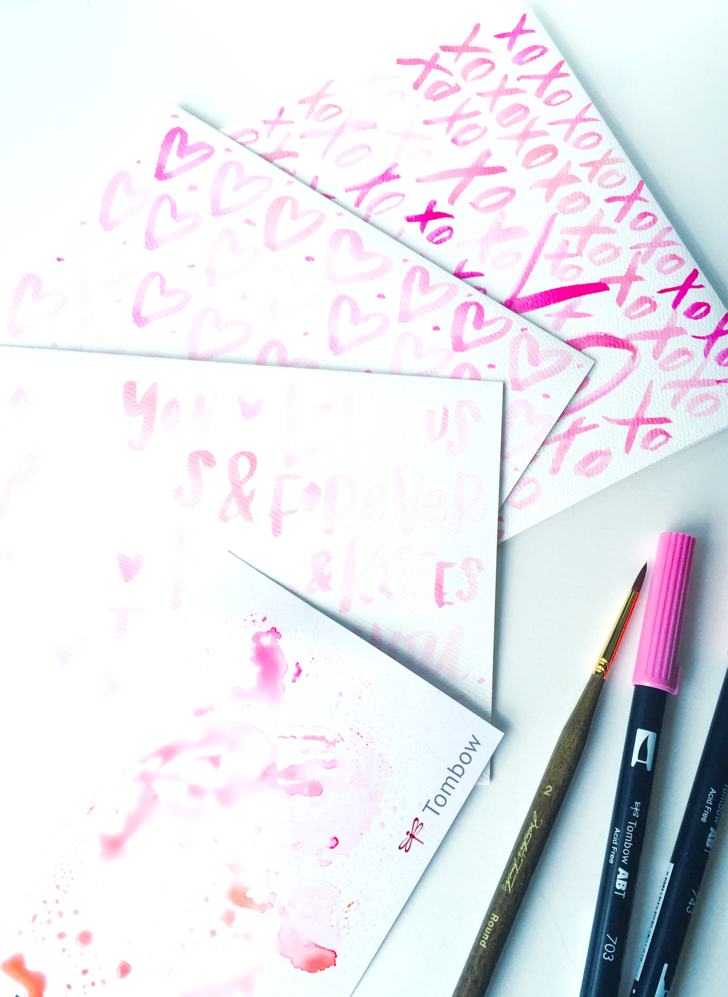 2333x3195 How To Make Simple Watercolor Valentines