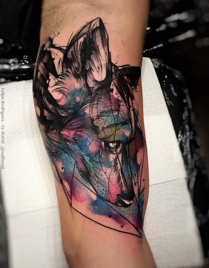 800x1023 Husky Sketch Watercolor Best Tattoo Design Ideas