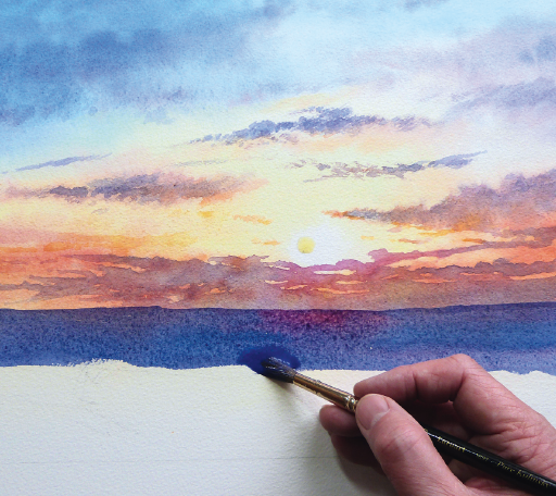 512x456 How To Paint Sunrises And Sunsets