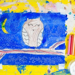 300x300 A Starry Night Sky Painting With Watercolors And Salt