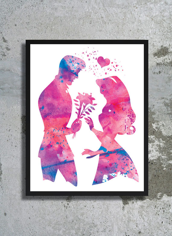 570x782 Sleeping Beauty Aurora And Phillip Disney Princess By Bogiartprint