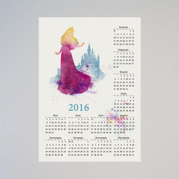 354x354 Sleeping Beauty Calendar Personalized From Ladecor