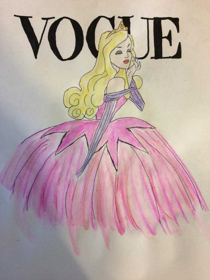 720x960 Watercolor Pencils Sleeping Beauty By Susijumala