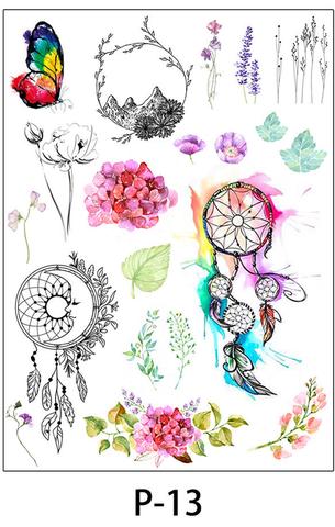 305x480 Paisely Delicate Colorful Watercolor Floral Flower Amp Dreamcatcher