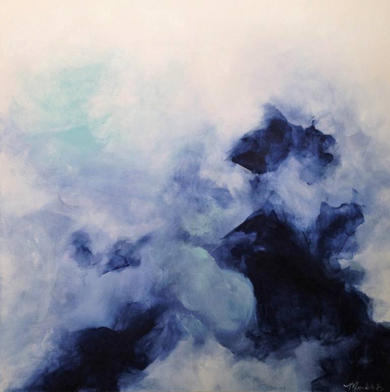 770x775 Up In Smoke Painting By Meredith B Saatchi Art