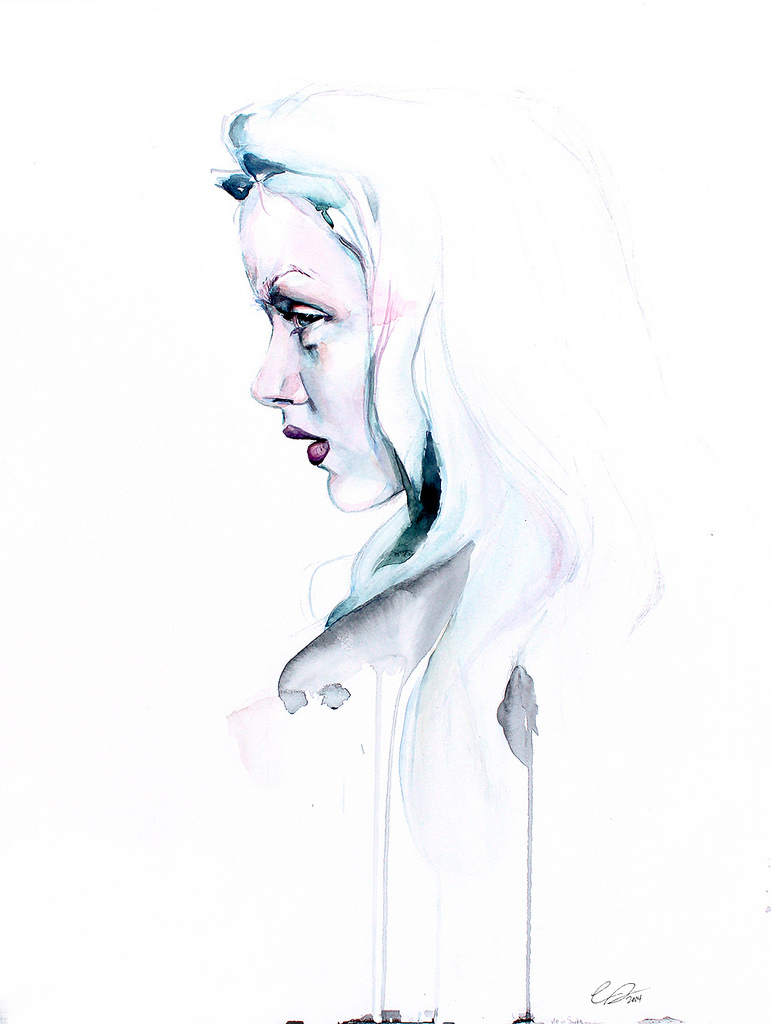 771x1024 Up In Smoke Watercolor On Paper 2014 Christina Leta