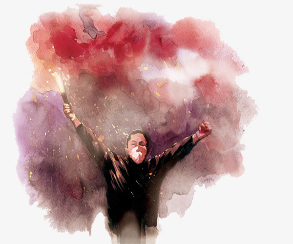 600x500 Watercolor Pink Smoke Girl, Watercolor, Pink, Smoke Png And Psd