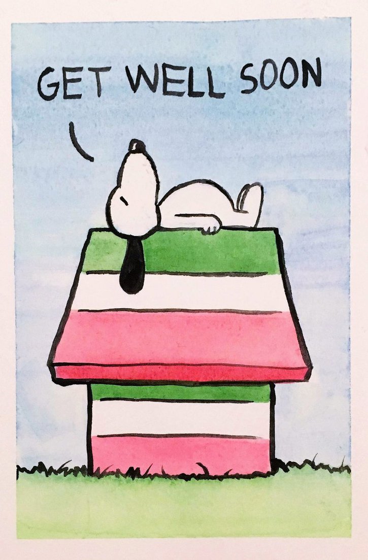725x1103 Italian Get Well Snoopy