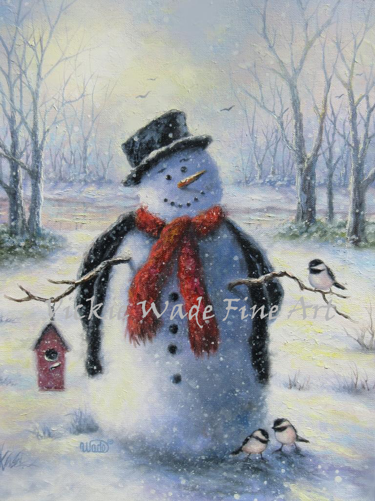 768x1024 Christmas Paintings Vickie Wade Fine Art