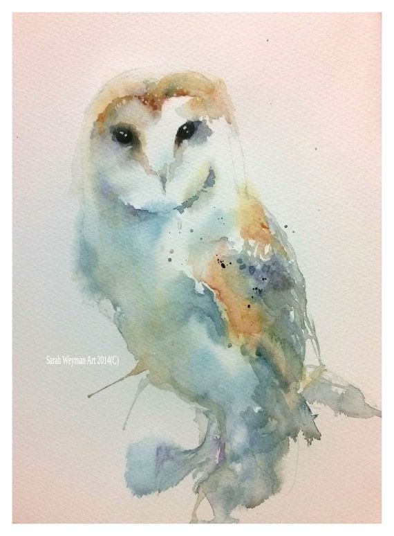 Snowy Owl Watercolor at GetDrawings | Free download