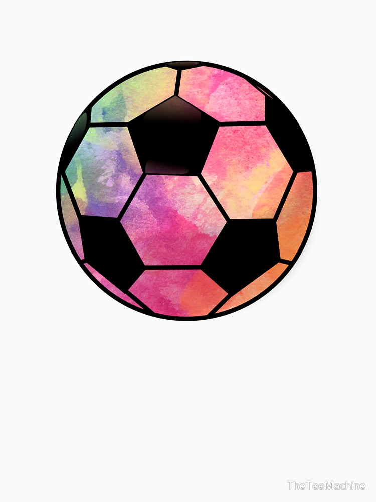 750x1000 Soccer Ball Watercolor