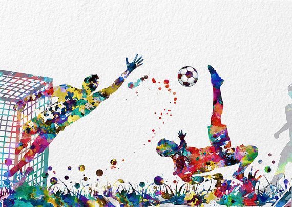 10 Watercolor Soccer Paintings That Will Make You Want to Lace Up Your Cleats