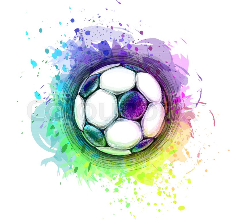 800x765 Abstract Stylish Conceptual Design Of A Digital Soccer Ball From
