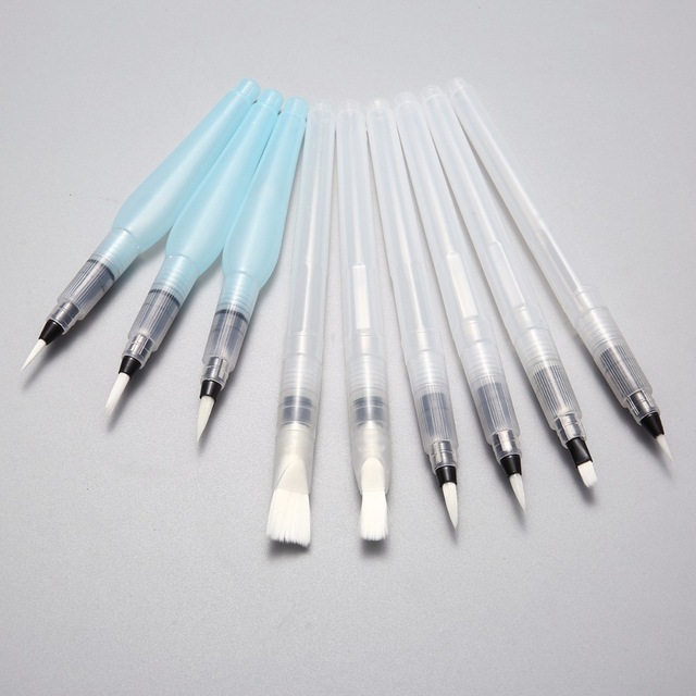 640x640 9pcs Refillable Pilot Paint Brush Water Color Brush Pencil Soft