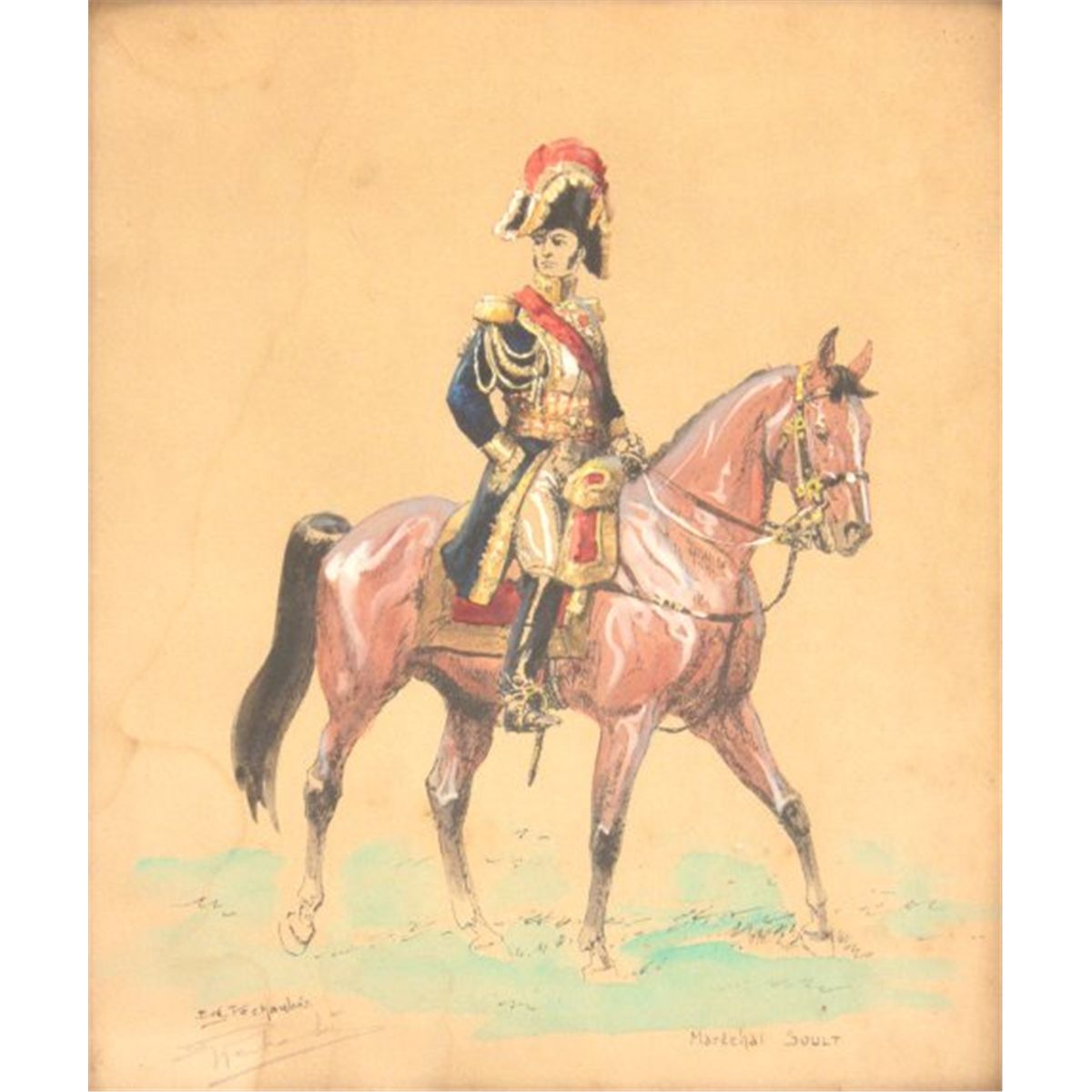 1200x1200 Eugene Pechaubes Soldier Watercolor