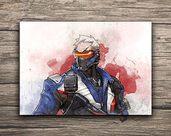 340x270 Soldier Watercolor Etsy