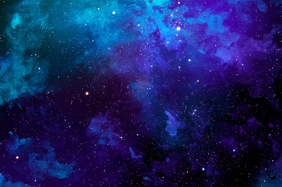1170x779 Space Watercolor Backgrounds