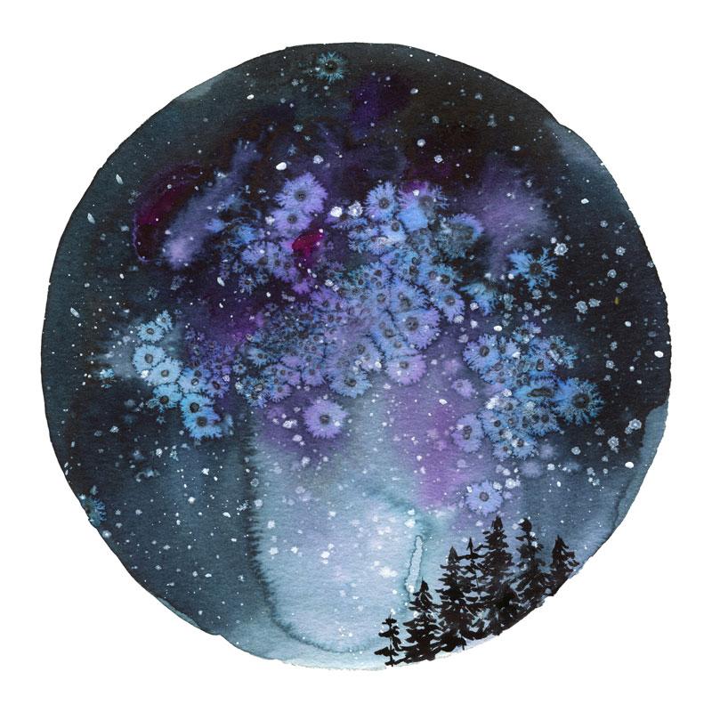 800x800 Watercolor Galaxy Paint Kit
