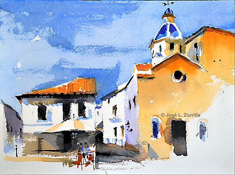 800x595 Altea Watercolours 10 In 2018 Spain