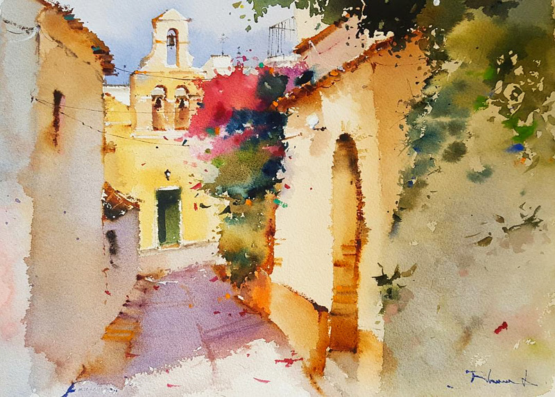 800x573 Artospective Beautiful Watercolor Paintings By Blanca Alvarez