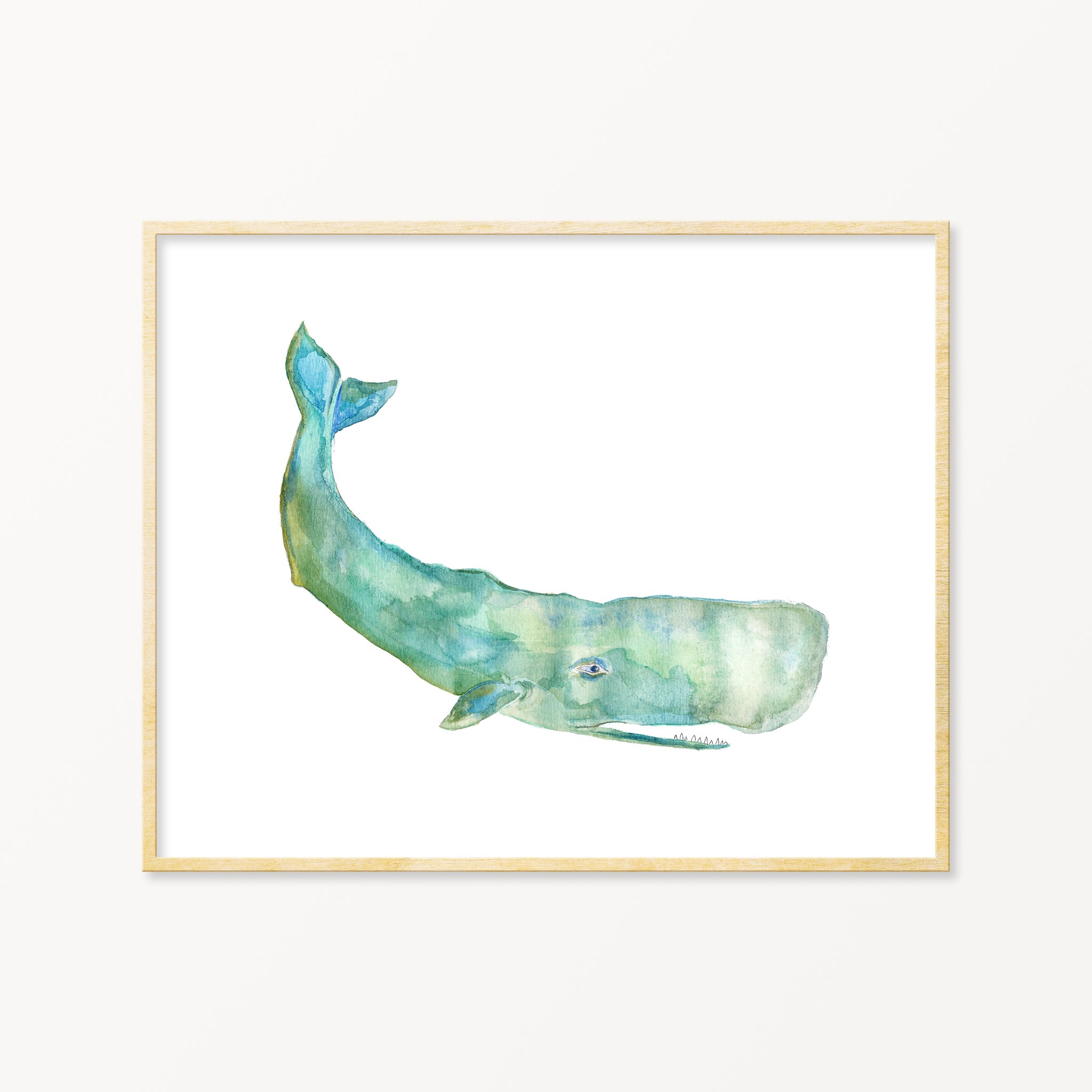 2048x2048 Sperm Whale Art Print