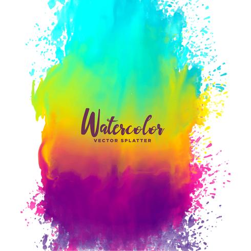 490x490 Rainbow Color Watercolor Splash Stain Background