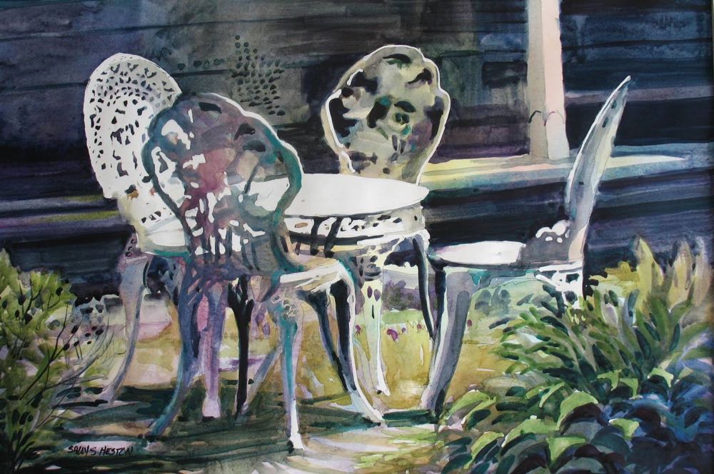 1000x664 Sally S. Heston Watercolors Amp Pastels Allegheny Riverstone