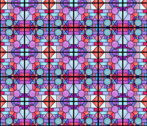 470x402 Watercolor Stained Glass Windows Wallpaper