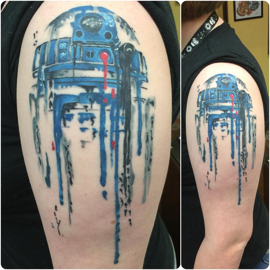 1080x1080 Watercolor Star Wars Tattoo Venice Tattoo Art Designs