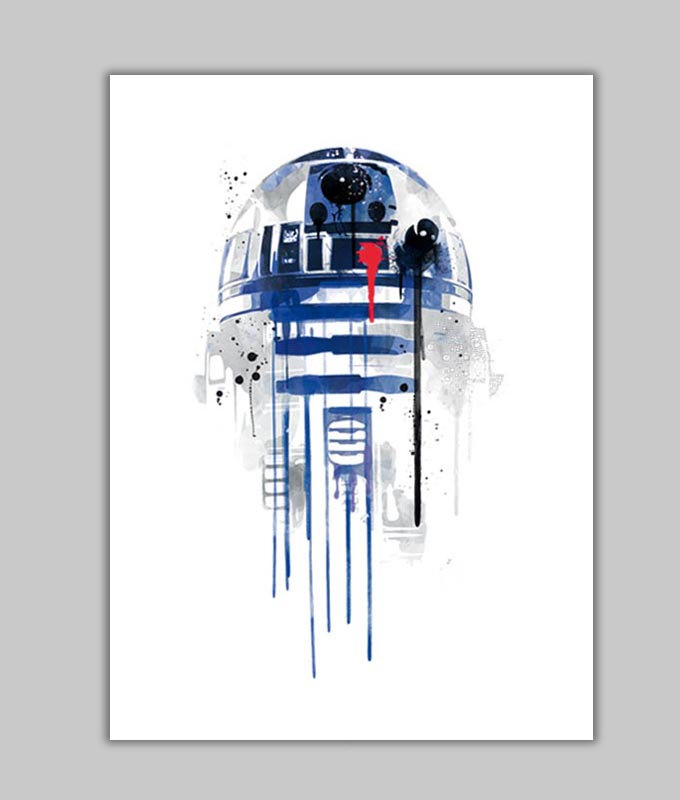 680x800 Cool Star Wars Watercolor Prints