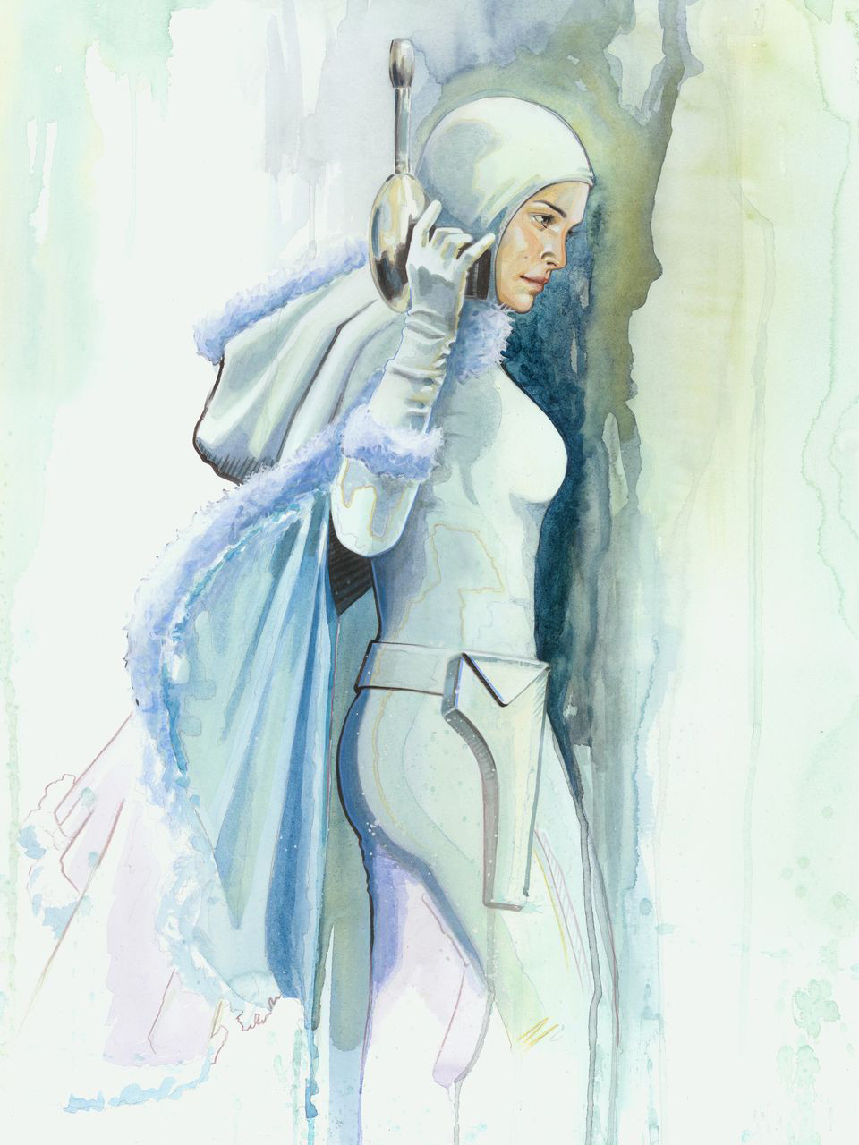 960x1280 Star Wars Watercolor Portraits Creativitism