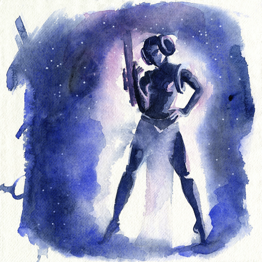 1024x1024 Watercoloured Star Wars Broadsheet.ie