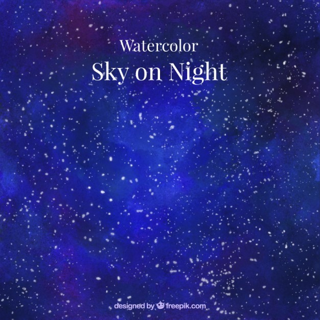 626x626 Watercolor Starry Sky Background Vector Free Download