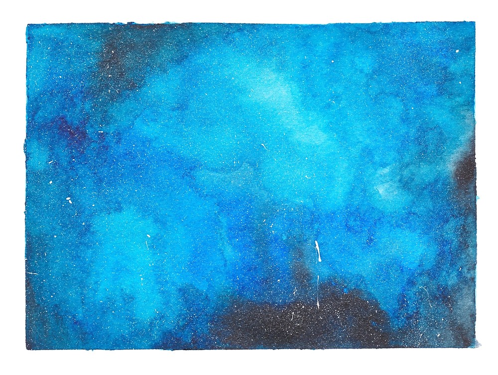 1000x754 Starry Night Sky Watercolor By Halcja Redbubble