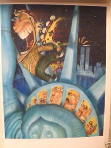 225x300 Watercolor Illustrator Artist Gary Locke Rollerblader Statue Of