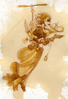 236x340 Steampunk Watercolor